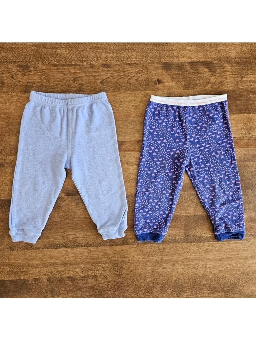 5/$25 Trois Moutons Baby Pants 2-Pack Blue Purple Print Size 18M
